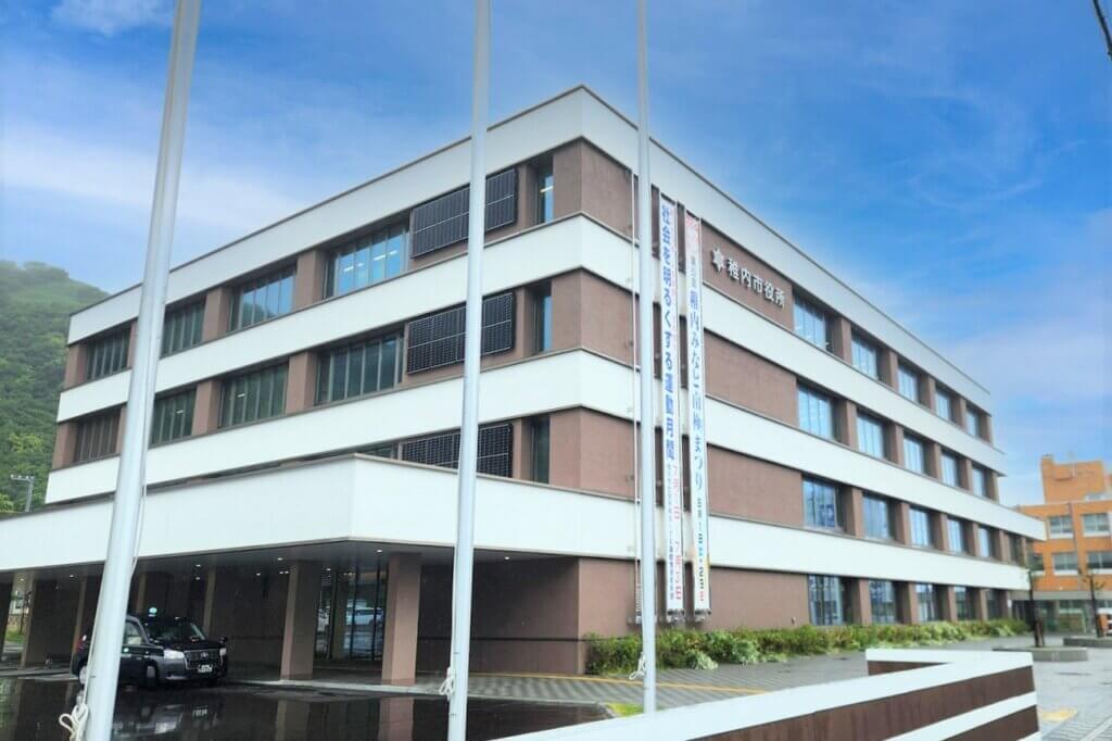 稚内市役所様庁舎外観